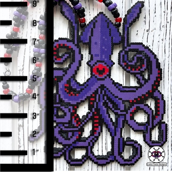 Kraken Perler Necklace - Picture 5 of 5